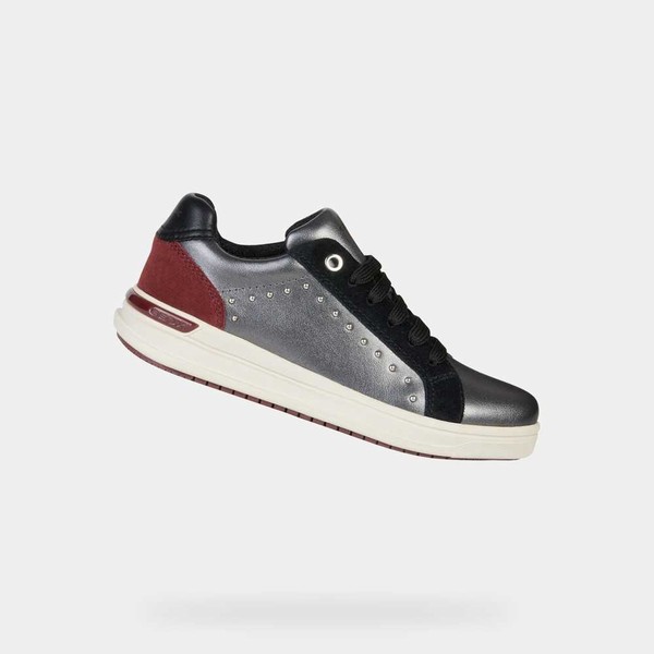 Geox Respira Dark Grey Kids Sneakers SS20.9XL1380